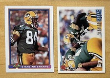 Sterling Sharpe Lot Of 2 1991 Bowman & 1993 Bowman  Green Bay Packers NM+