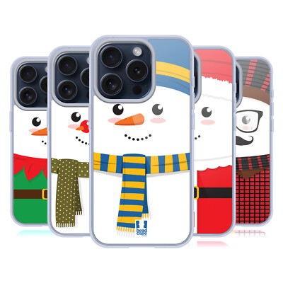 HEAD CASE DESIGNS MR SNOWMAN SOFT GEL HANDYHÜLLE FÜR APPLE iPHONE HANDYS