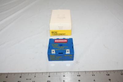 ECG RLY230 Cube Timer Binary Dip Switch Programmable SPST 1 Amp Solid State AC