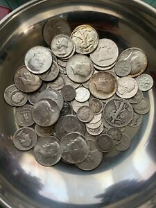 4 Standard Ounces 90% Silver Junk Coins 4 Half Dollar Included Free Shipping!