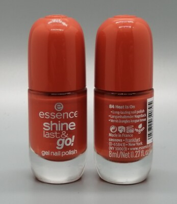 2x Essence: Gel Nail Polish - Nagellack - 84 Heat Is On - 2x 8 ml
