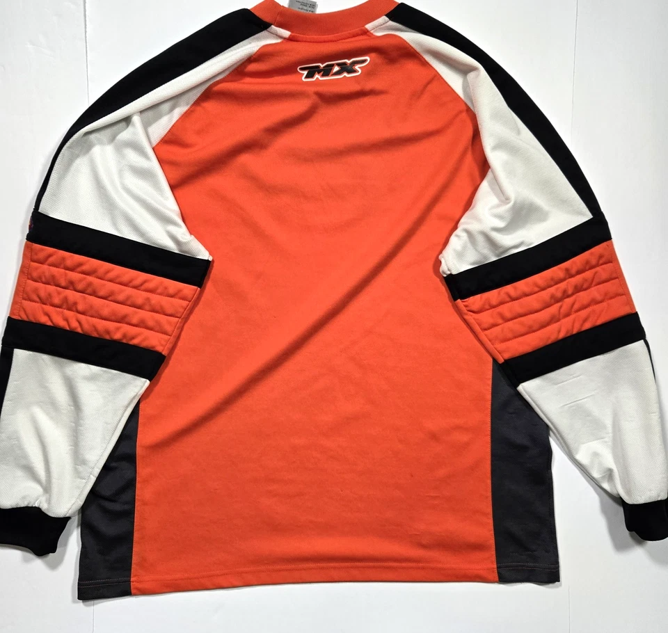 Camiseta deportiva Athletic Works MX Motocross Super Machine años 90 Y2K talla L rara de colección Motocross Foto 4 de 4