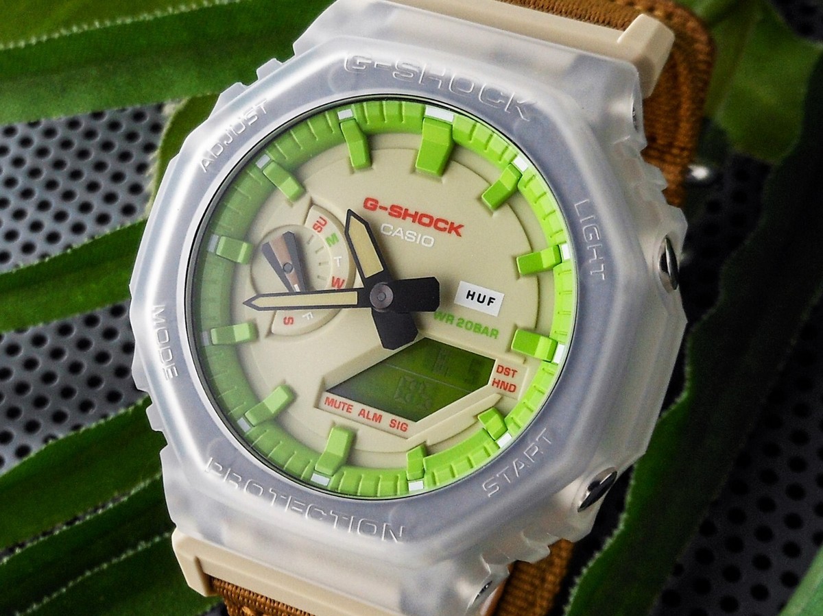 CASIO G-SHOCK HUF collaboration model GA-2100HUF-5AJR Men's Watch