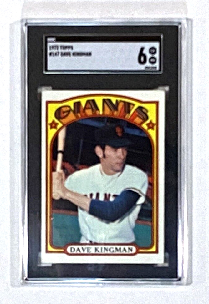 1972 Topps Dave Kingman #147 Rookie SGC 6 EX/NM - Nice