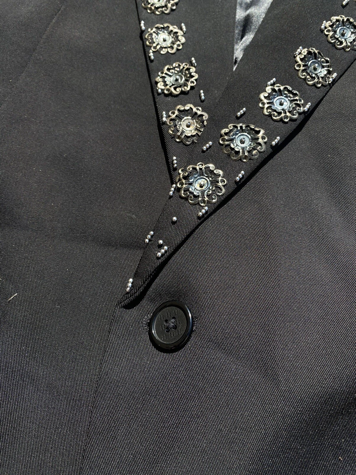 Rarissimo blazer con logo in metallo archivio KENZO HOMME