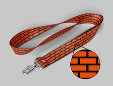 Super Mario Bricks Lanyard Keychain ID Badge Holder Keys Luigi NES Video Games