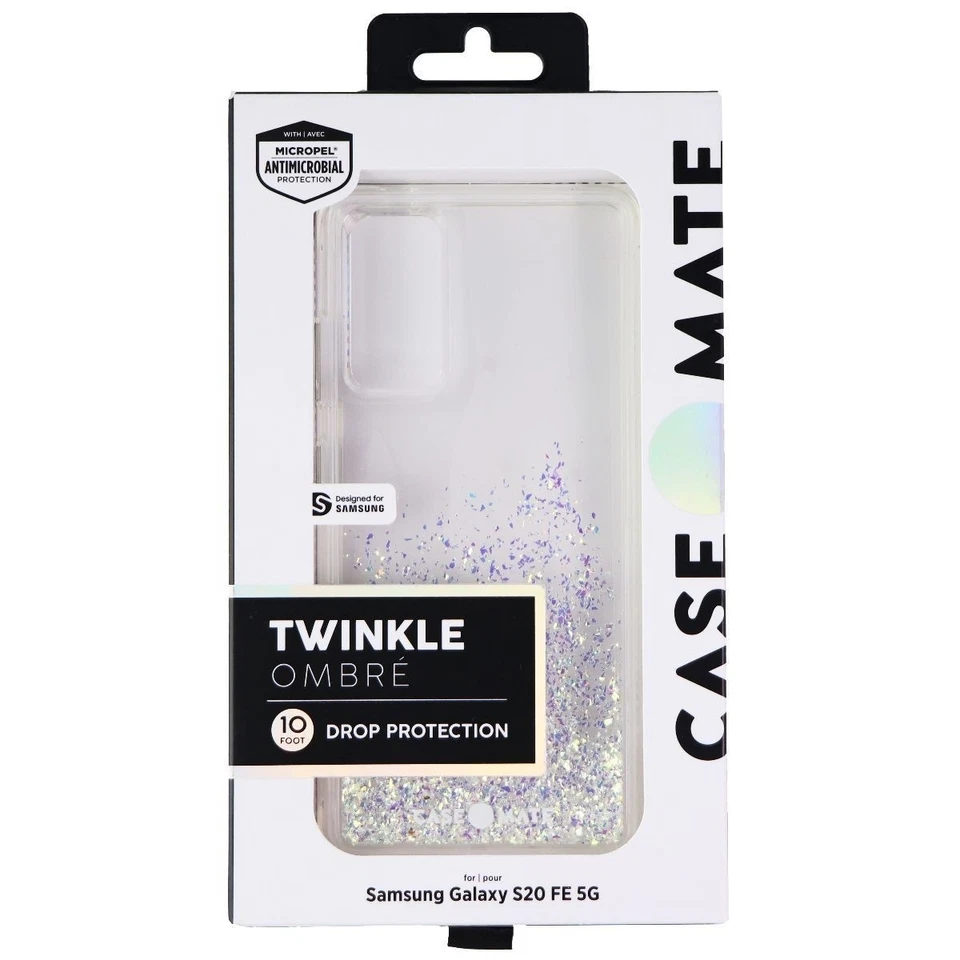 Case-Mate Twinkle Ombre Case for Samsung Galaxy S20 FE 5G - Stardust Clear - Image 4 of 4