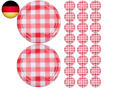 UKCOCO 63 Mm Deckel für Marmeladengläser: 80 Stück Ersatzdeckel für Gläser, Norm