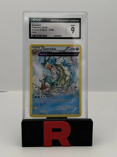 2015 Pokemon Ancient Origins Gyarados Holo #21/98 CGC 9