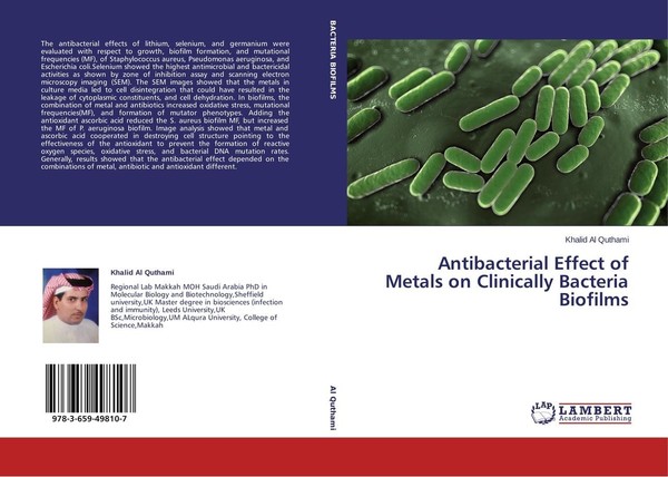 Antibacterial Effect Of Metals On Clinically Bacteria Biofilms Khalid Al Quthami-image