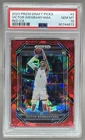 90744673 Victor Wembanyama 2023 Panini Prizm Draft Picks #2 Red Ice RC PSA 10
