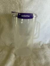 Sistema Juice Pitcher 1.9 L BPA Free Plastic Dishwasher Safe Clear