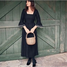 NWOT Christy Dawn Blythe dress black Small