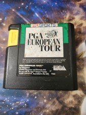 PGA EUROPEAN TOUR ORIGINAL SEGA GENESIS GAME CARTRIDGE ONLY NES HQ