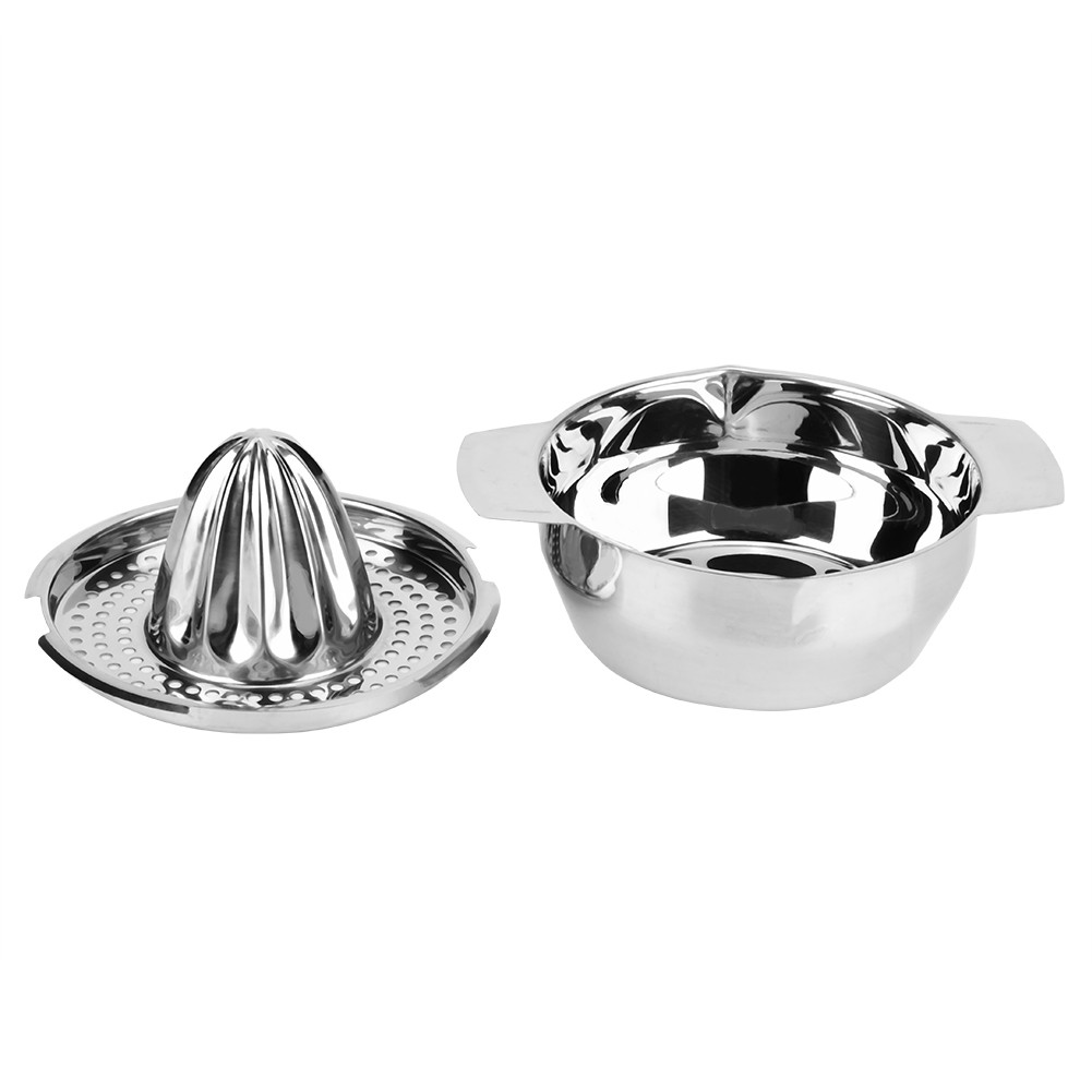 ↑Stainless Steel Portable Manual Lemon Orange Squeezer Household Fruit Juicer