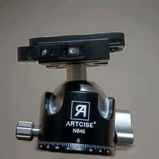 46mm Low Profile Tripod Ball Head with Lever Release ARTCISE w/Soft Case