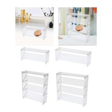 Makeup Organizer Bathroom Organizer Shelf Desktop Clear Display Stand for