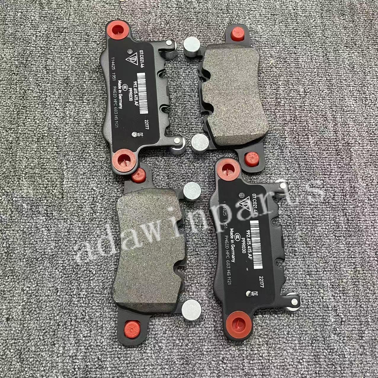 NEW Front & Rear Brake Pad kit fits for Bentley Continental GT Flying Spur (18+)