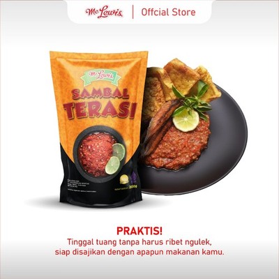 Sambal Terasi Pouch 200g sweet heat specialty chiles dipping sauce