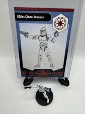 Star Wars Miniatures WOTC 501st Clone Trooper 28/40 With Card