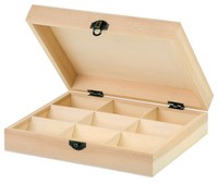 Vbs Teebox, Rohholz, Ca. 23,5X19X6Cm