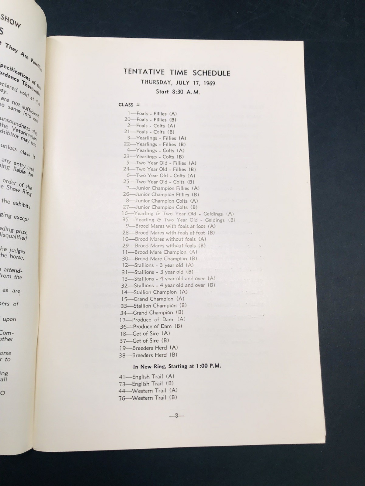 1969 10th Annual National Eastern Welsh Pony Show Horse Devon PA Catalog Program