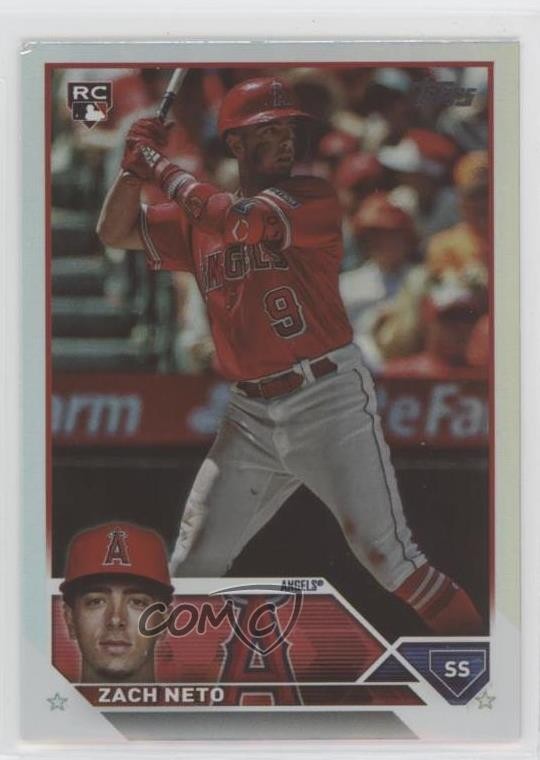 2023 Topps Update Rainbow Foil Zach Neto #US98 q2w