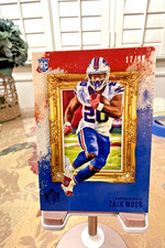 2020 Panini Chronicles - Gridiron Kings Zack Moss #GK-27 Blue /99 (RC)