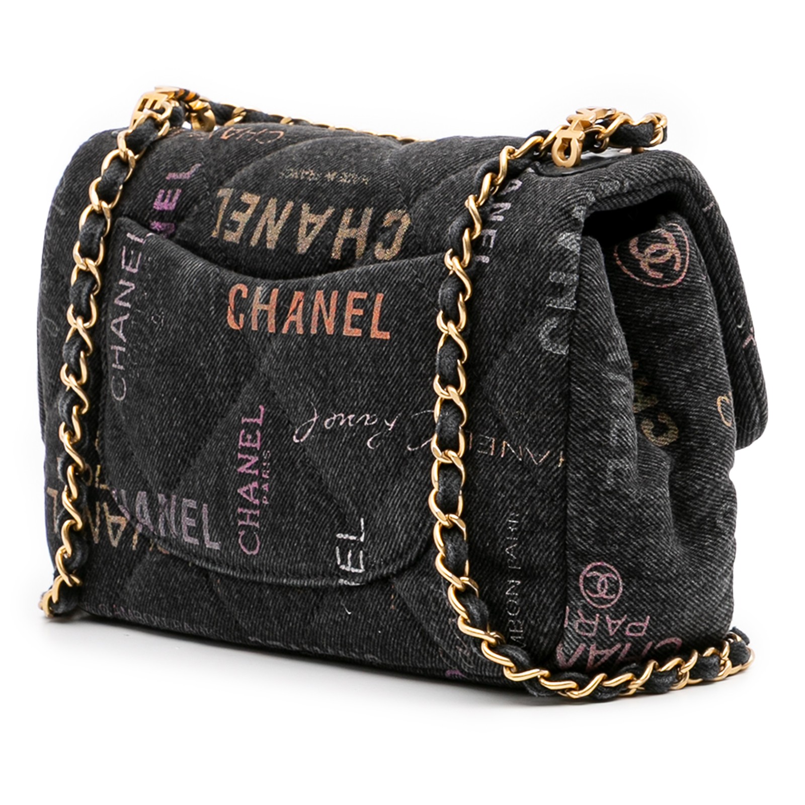 Authenticated Chanel Mini Rectangular Quilted  Mo… - image 2