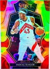 2022-23 Panini Select - Premier Level Pascal Siakam #148 Silver Prizm Refractor