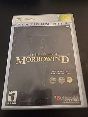 Elder Scrolls III Morrowind Platinum Hits - Microsoft Xbox No Map