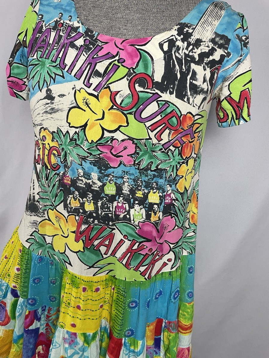 jams world waikiki surf and magic Dress Woman’s Vintage rare Size Small 50 Years View 6