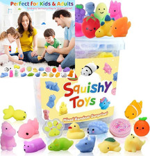 80PCS Party Favors for Kids 4-8 8-12 Kawaii Mochi Squishies Fufu Squishy...