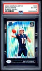 2024 PANINI DONRUSS OPTIC PURPLE SHOCK #229 DRAKE MAYE ROOKIE RC PSA 6