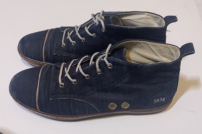 Womens 10 US Gram Scandanavia 383g Denim Casual Shoes Lace Up Rubber Sole