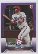 2023 Bowman Purple 28/250 Josh Jung #43 0s9t