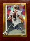 2025 Topps Chrome Drew Brees Gold Refractor (RAW)