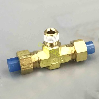 15PCS SMC KFT04-00 Embedded Connector Brass Joint T-type Tee New