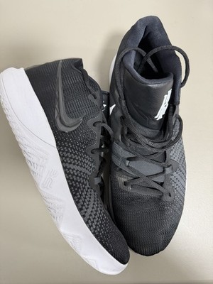 Nike Kyrie Flytrap Black White Basketball Mid Top Mesh Lace Up Rubber Sole