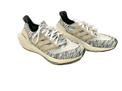 Adidas UltraBoost 21 Women's Running Shoes Size 7.5 Oreo White Black