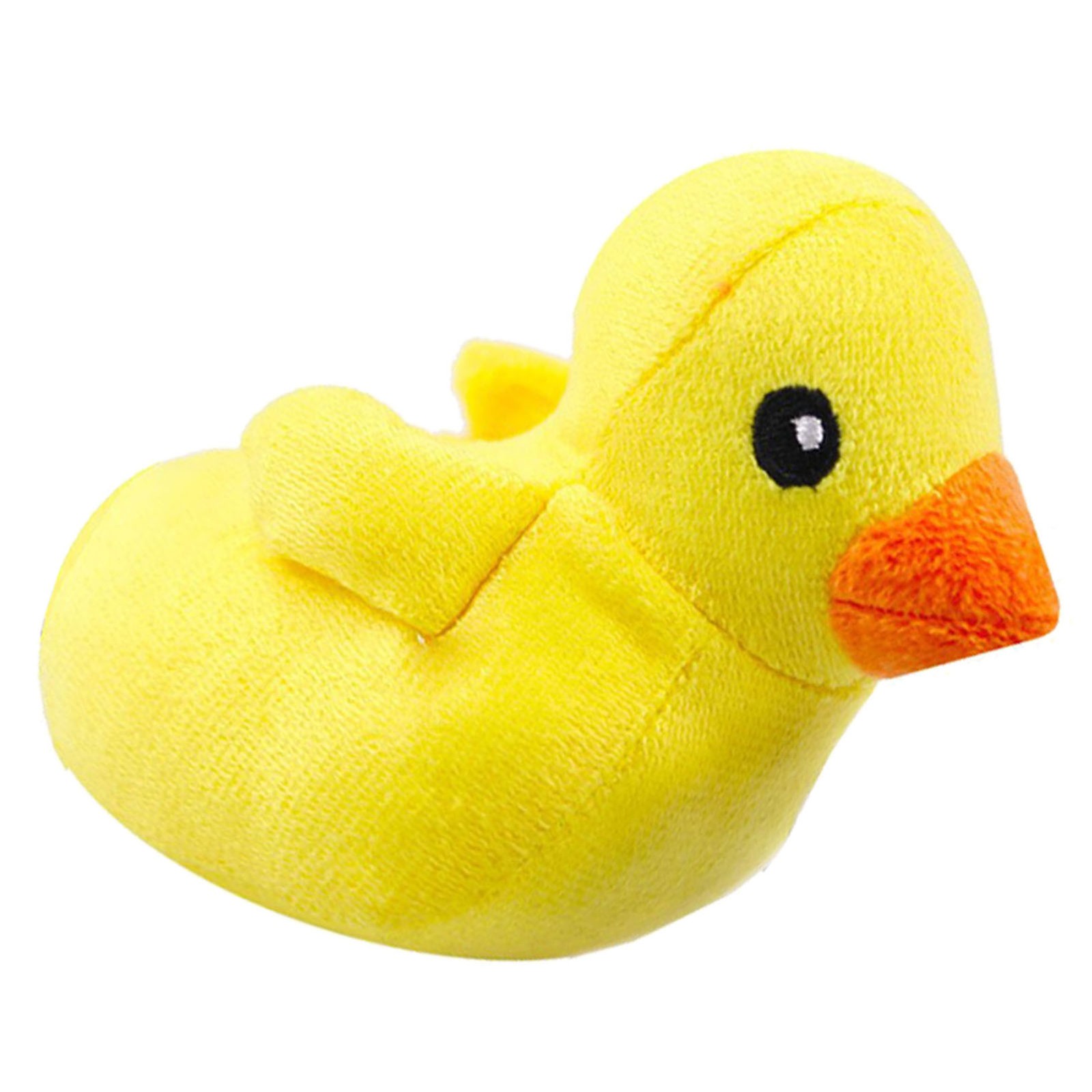 Squeaky Plush Dog Toy Little Yellow Duck Shaped Bite Resistant Teeth Grinding
