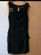 Yessica Kleid Gr  42 festlich elegant Lagenkleid Schwarz Ballkleid Hochzeit 