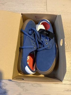 Vans Chima Ferguson Pro Blue Suede Skate Shoes Men s Size 9.0 NWT + Extra Laces