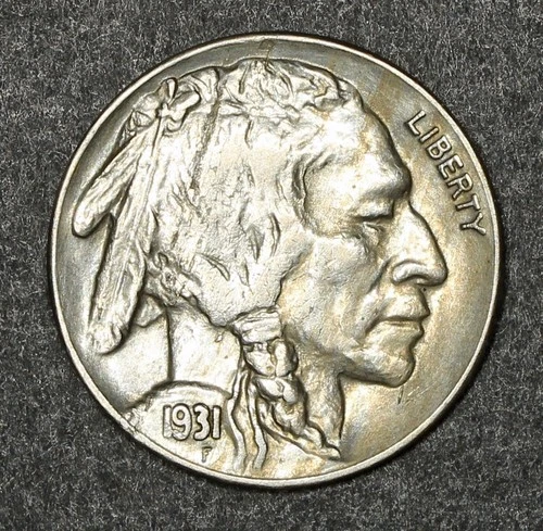 1931-S Buffalo Nickel 5¢ | Key Date | XF Extra Fine | San Francisco Mint