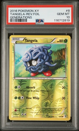 Carta Pokémon Tangela 1/114 - Reverse Holo - Steam Siege XY - Tipo Hierba Básica