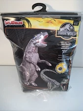 Jurassic World Blue ADULT Inflatable Dinosaur  Halloween Costume One Size NEW