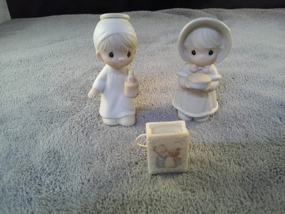 Precious Moments Sweety Pie  Figurine #312444 & tiny shopping bag