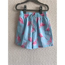 Vintage Summer NWOT Boys Blue Flamingo Swim Trunks Size 5-6