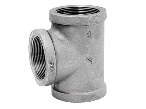 Anvil 8700120853 Galvanized Malleable Iron Pipe Fitting Tee 3/8 in. NPT Female