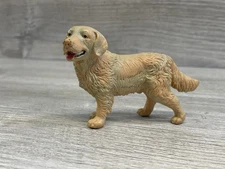 Vintage SCHLEICH 1995 MALE RETRIEVER Puppy DOG Animal Figure Toy Rare Multicolor